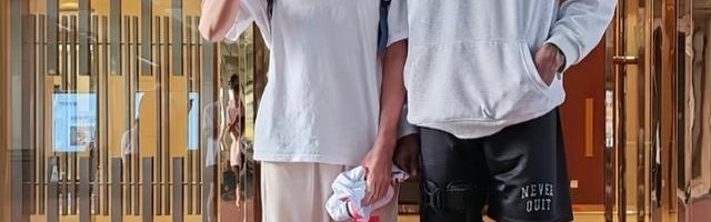 v体育-有伤在身！球迷偶遇广东外援萨姆纳 腿部佩戴护具 仍住宏远酒店