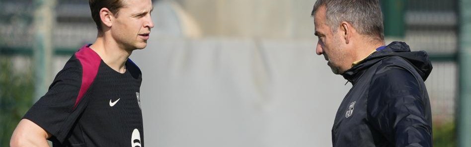 世体：德容今天仍单独训练，巴萨的目标是让他对纽卡时康复